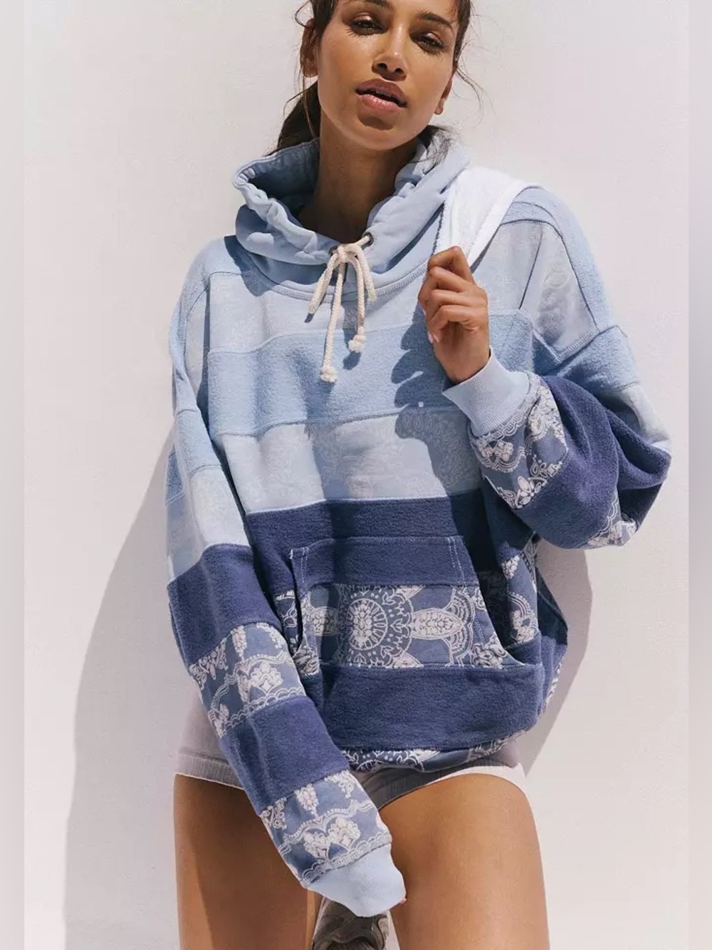 Free People Movement Final Call Bandana Logo Hoodie